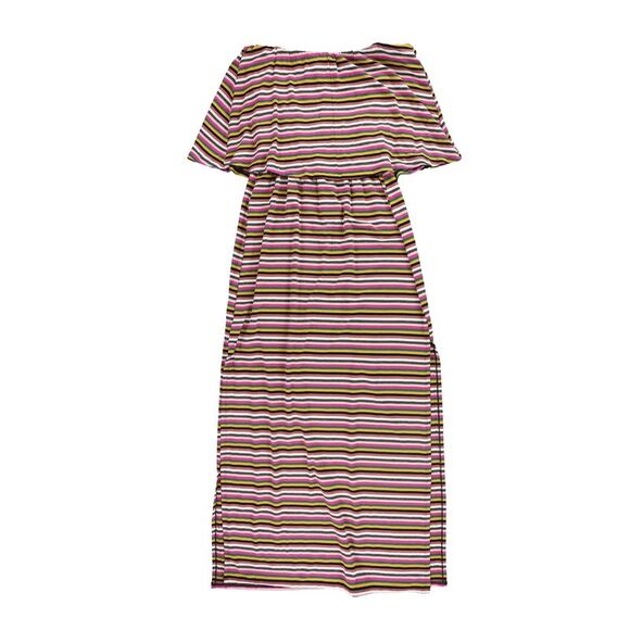 bar III Womens Off Shoulder Maxi Tiered Strapless Dress, sanzistripe, M - Picture 2 of 2